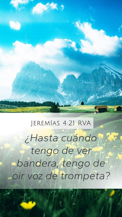 Jeremías 4:21 RVA Bible Verse Image