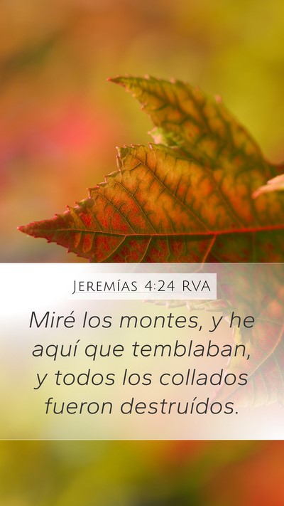 Jeremías 4:24 RVA Bible Verse Image