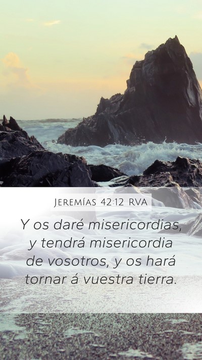 Jeremías 42:12 RVA Bible Verse Image