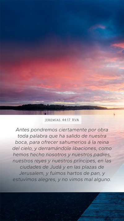 Jeremías 44:17 RVA Bible Verse Image