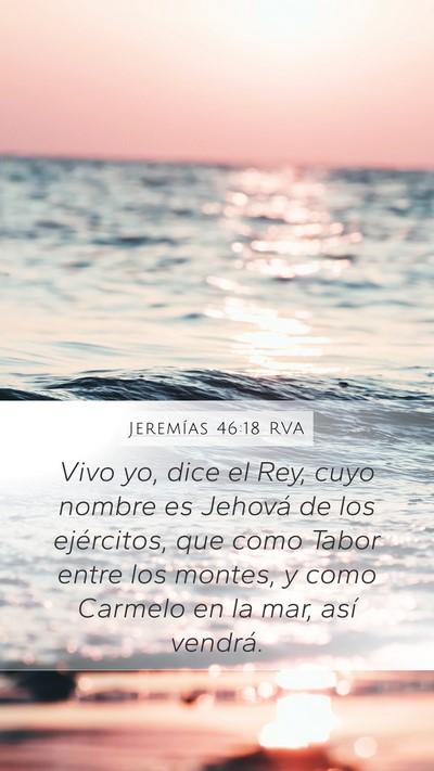 Jeremías 46:18 RVA Bible Verse Image
