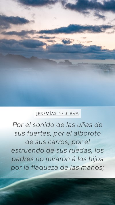 Jeremías 47:3 RVA Bible Verse Image