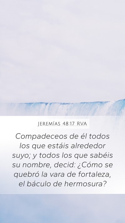 Jeremías 48:17 RVA Bible Verse Image