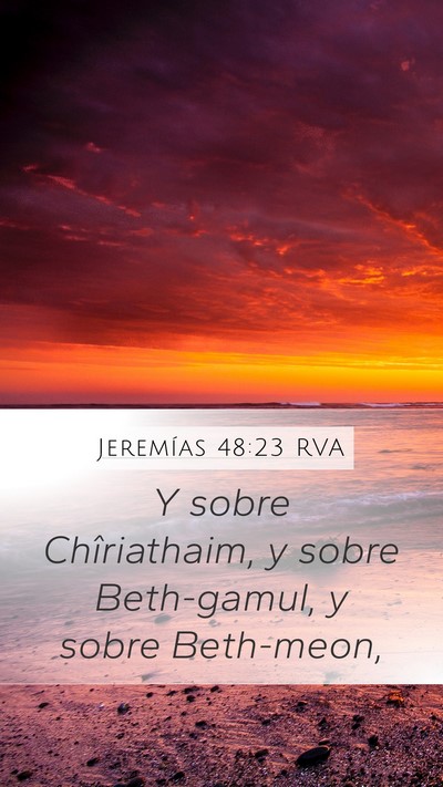 Jeremías 48:23 RVA Bible Verse Image
