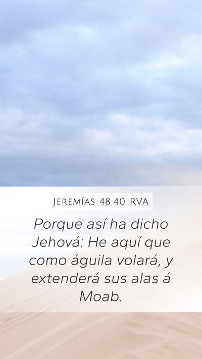Jeremías 48:40 RVA Bible Verse Image