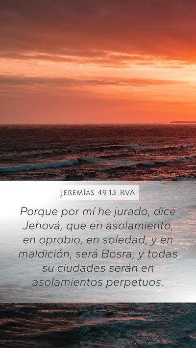 Jeremías 49:13 RVA Bible Verse Image