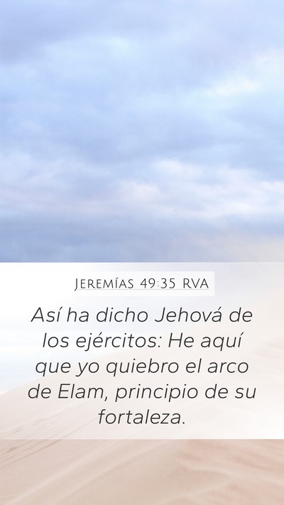 Jeremías 49:35 RVA Bible Verse Image