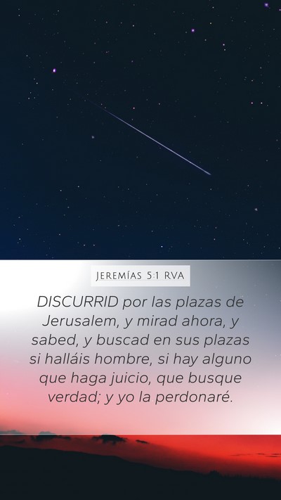 Jeremías 5:1 RVA Bible Verse Image