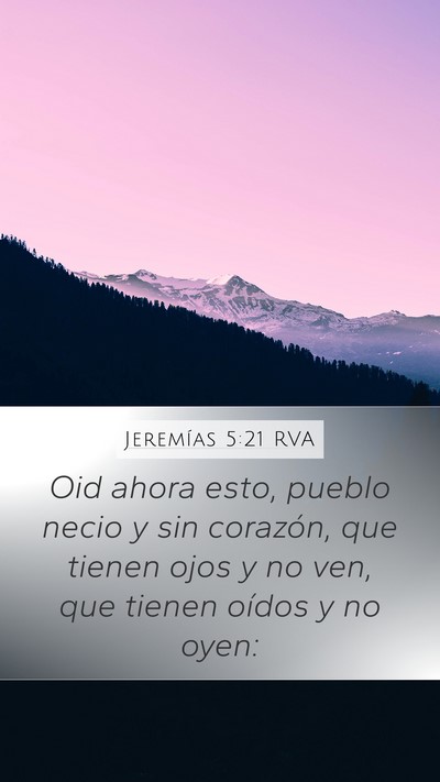 Jeremías 5:21 RVA Bible Verse Image