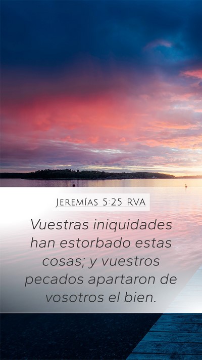 Jeremías 5:25 RVA Bible Verse Image
