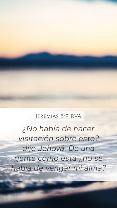 Jeremías 5:9 RVA Bible Verse Image