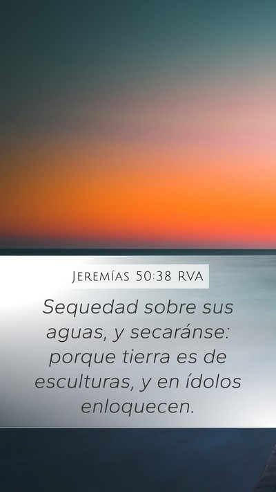 Jeremías 50:38 RVA Bible Verse Image