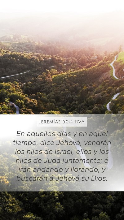 Jeremías 50:4 RVA Bible Verse Image