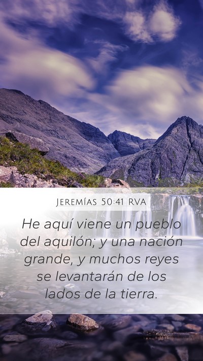 Jeremías 50:41 RVA Bible Verse Image
