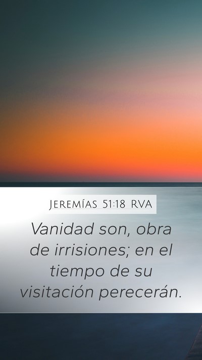 Jeremías 51:18 RVA Bible Verse Image