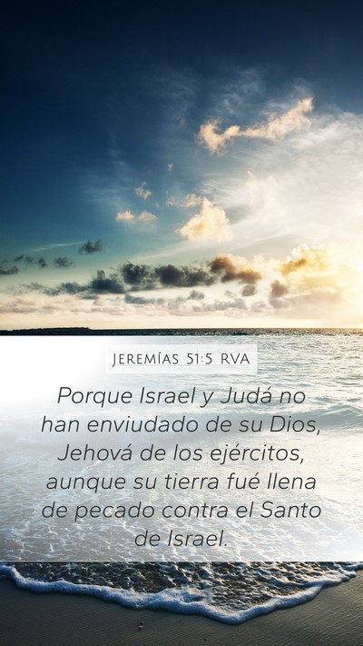 Jeremías 51:5 RVA Bible Verse Image