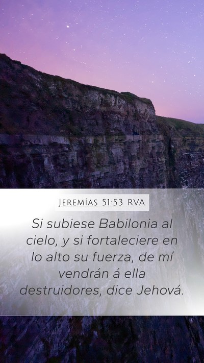Jeremías 51:53 RVA Bible Verse Image