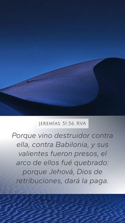 Jeremías 51:56 RVA Bible Verse Image