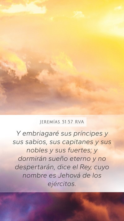Jeremías 51:57 RVA Bible Verse Image