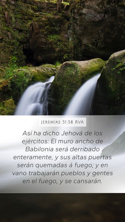 Jeremías 51:58 RVA Bible Verse Image