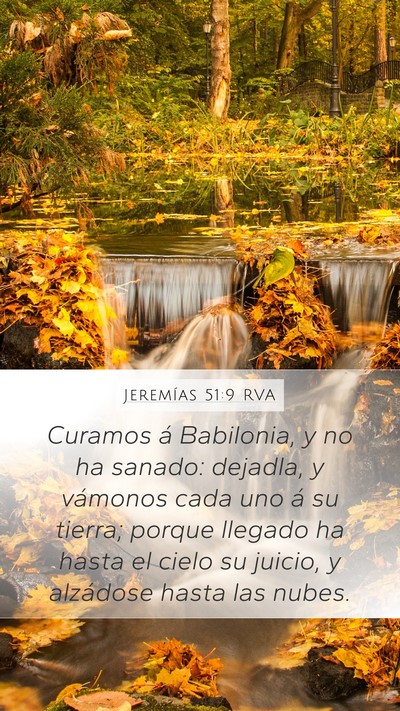 Jeremías 51:9 RVA Bible Verse Image