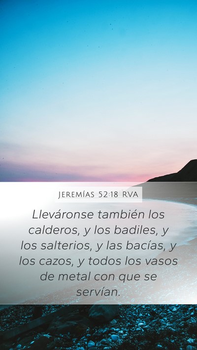 Jeremías 52:18 RVA Bible Verse Image