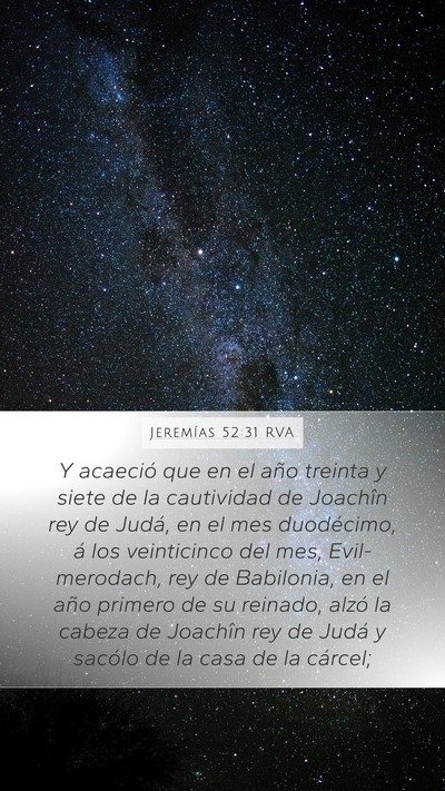 Jeremías 52:31 RVA Bible Verse Image