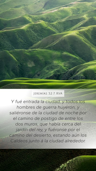 Jeremías 52:7 RVA Bible Verse Image