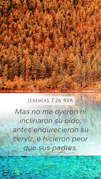 Jeremías 7:26 RVA Bible Verse Image