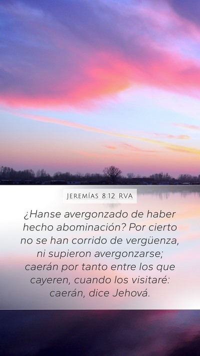 Jeremías 8:12 RVA Bible Verse Image