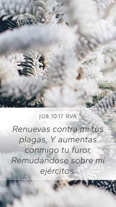 Job 10:17 RVA Bible Verse Image