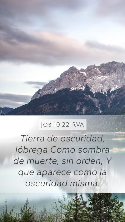 Job 10:22 RVA Bible Verse Image