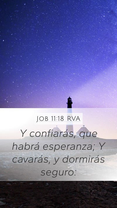 Job 11:18 RVA Bible Verse Image