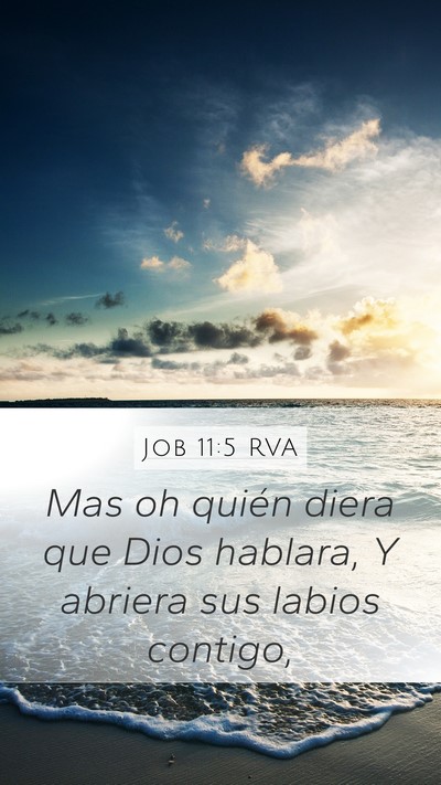 Job 11:5 RVA Bible Verse Image