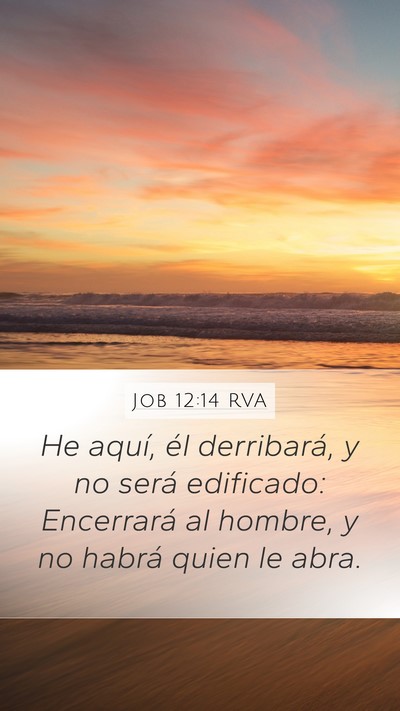 Job 12:14 RVA Bible Verse Image