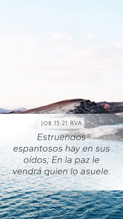 Job 15:21 RVA Bible Verse Image