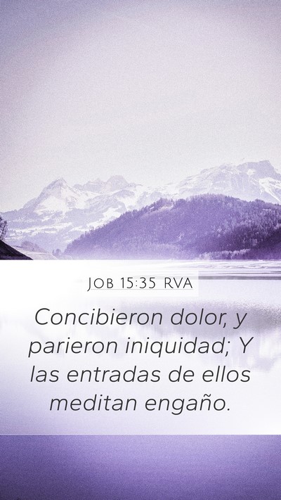 Job 15:35 RVA Bible Verse Image