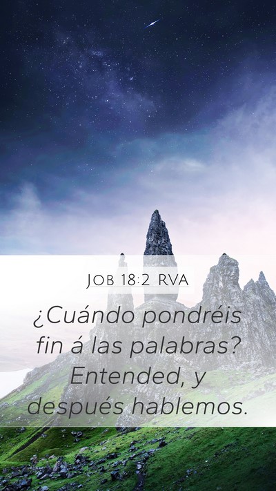 Job 18:2 RVA Bible Verse Image
