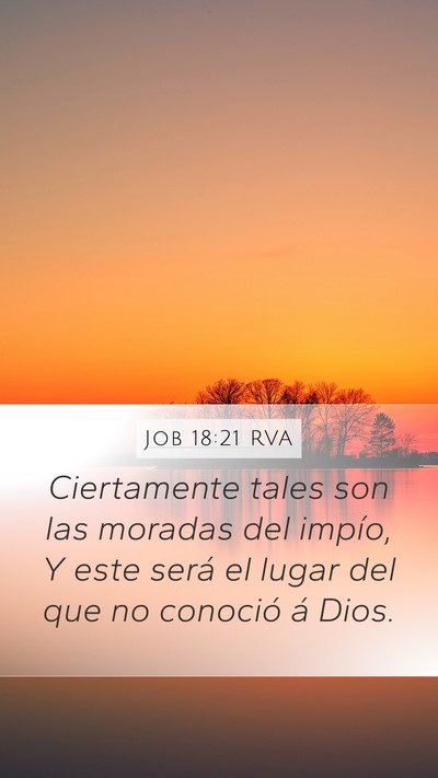 Job 18:21 RVA Bible Verse Image