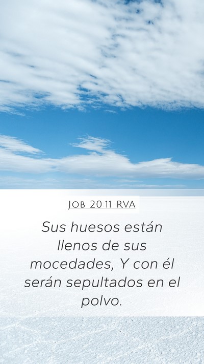 Job 20:11 RVA Bible Verse Image