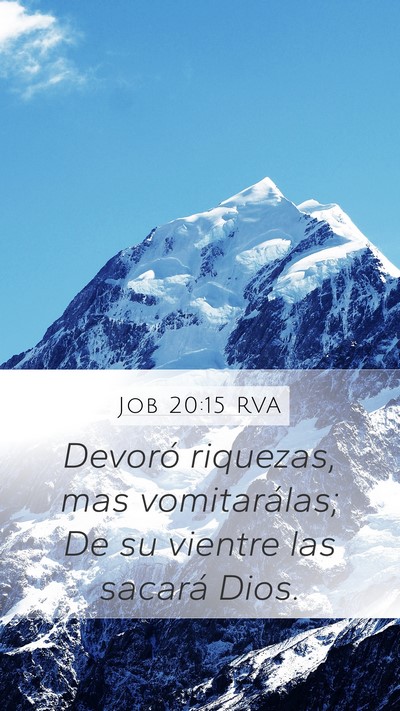 Job 20:15 RVA Bible Verse Image