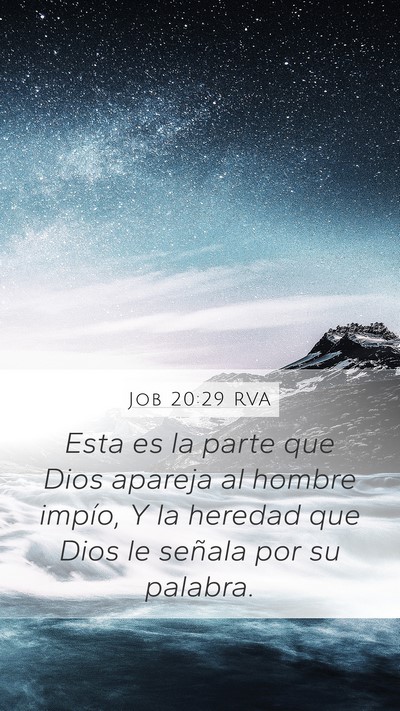 Job 20:29 RVA Bible Verse Image