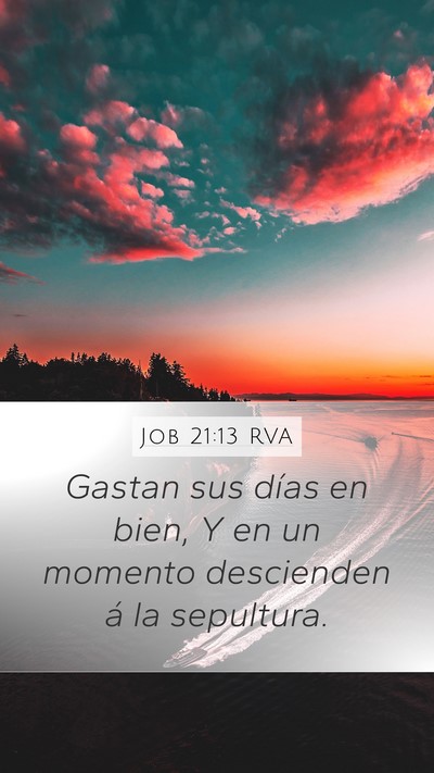 Job 21:13 RVA Bible Verse Image