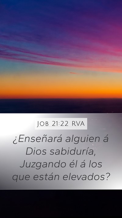 Job 21:22 RVA Bible Verse Image