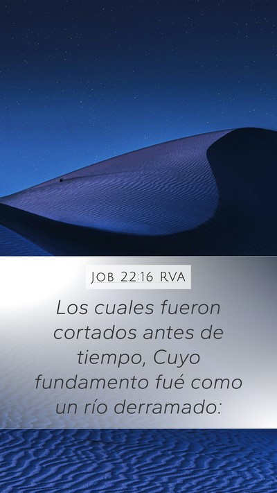Job 22:16 RVA Bible Verse Image