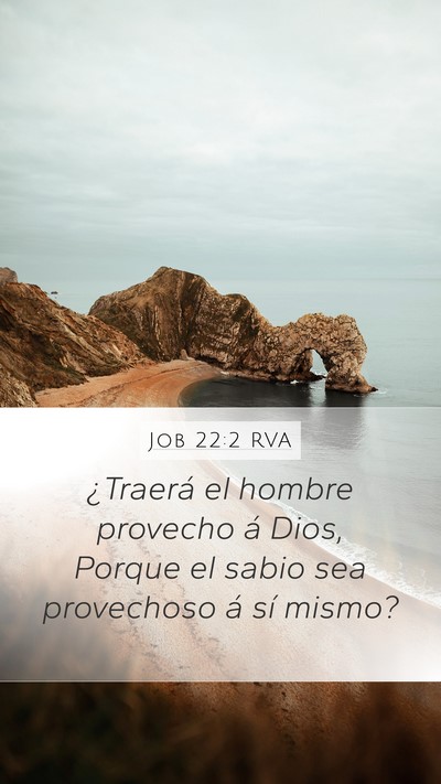 Job 22:2 RVA Bible Verse Image
