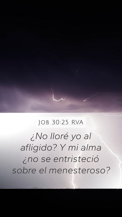 Job 30:25 RVA Bible Verse Image