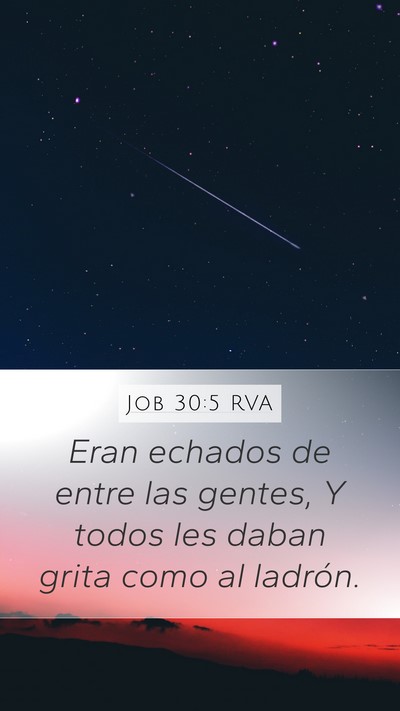 Job 30:5 RVA Bible Verse Image