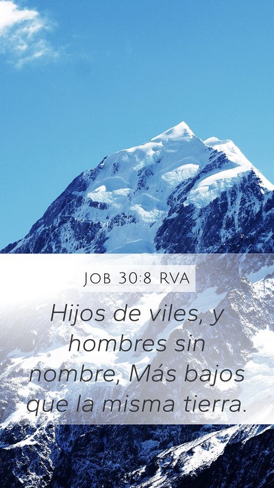 Job 30:8 RVA Bible Verse Image