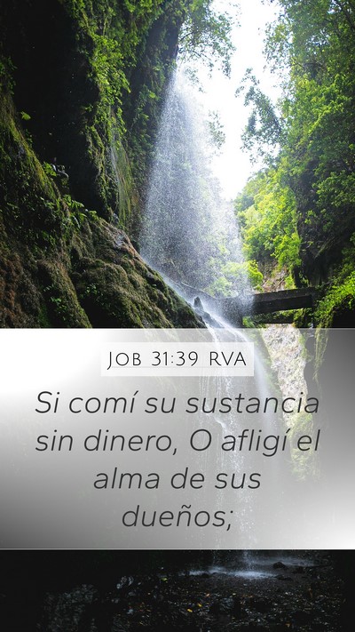 Job 31:39 RVA Bible Verse Image